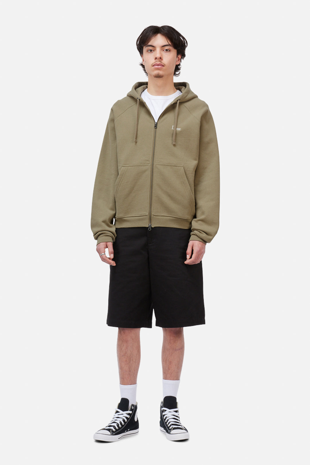 Classic Small Logo Zip Hoodie