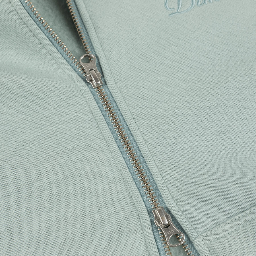 Cursive Zip-Hoodie