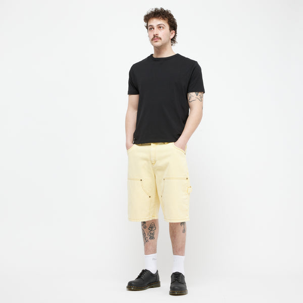【DEARMINE】Carpenter Cargo Bermuda Pants Carpenter Shorts in Cargo Style Black Zipper Carpenter Pants