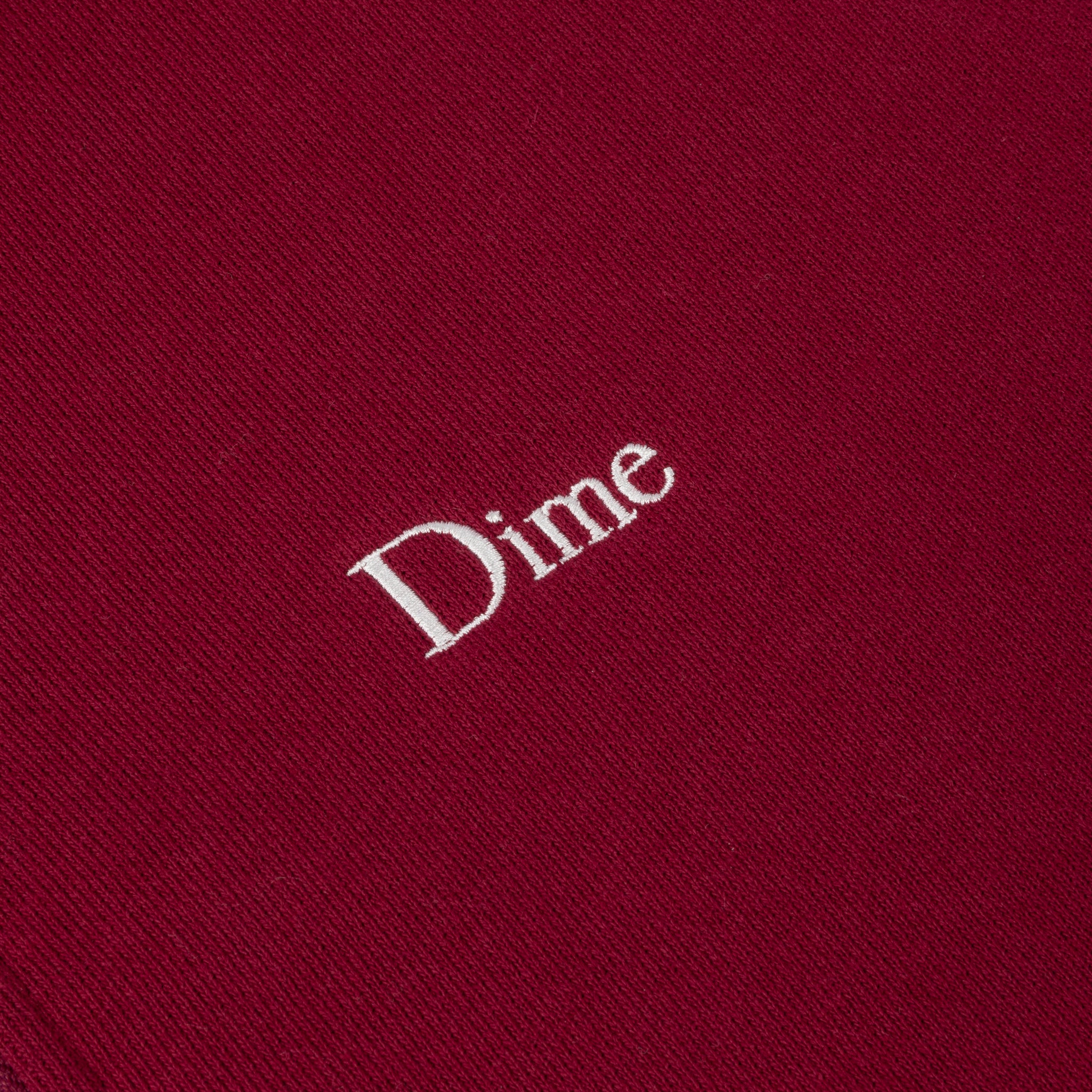 Dime ロゴ プルオーバー パーカー ボルドー S Classic Logo Hoodie – Dime