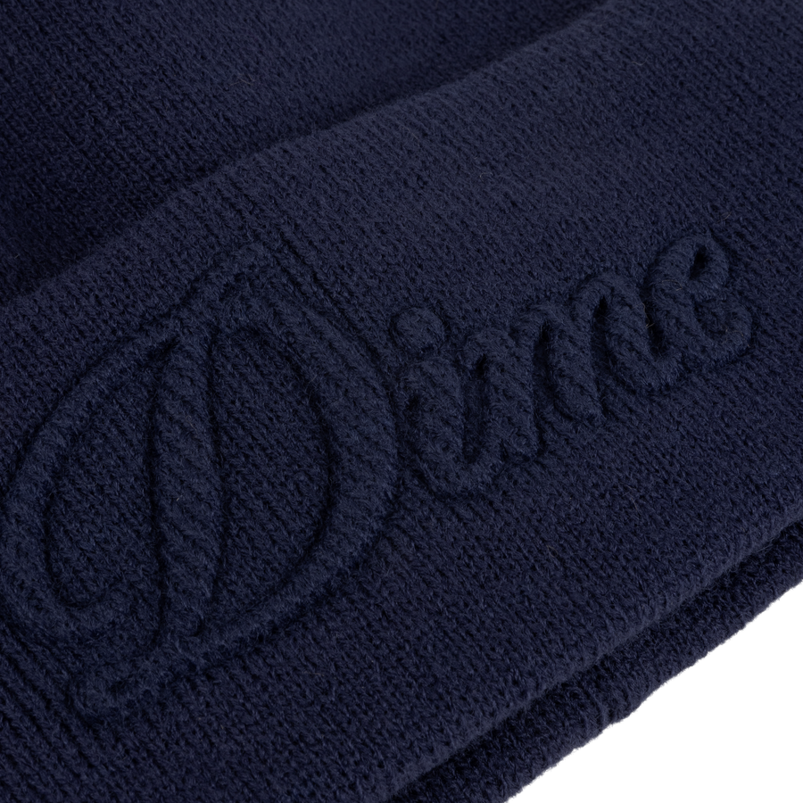 Cursive Fold Beanie