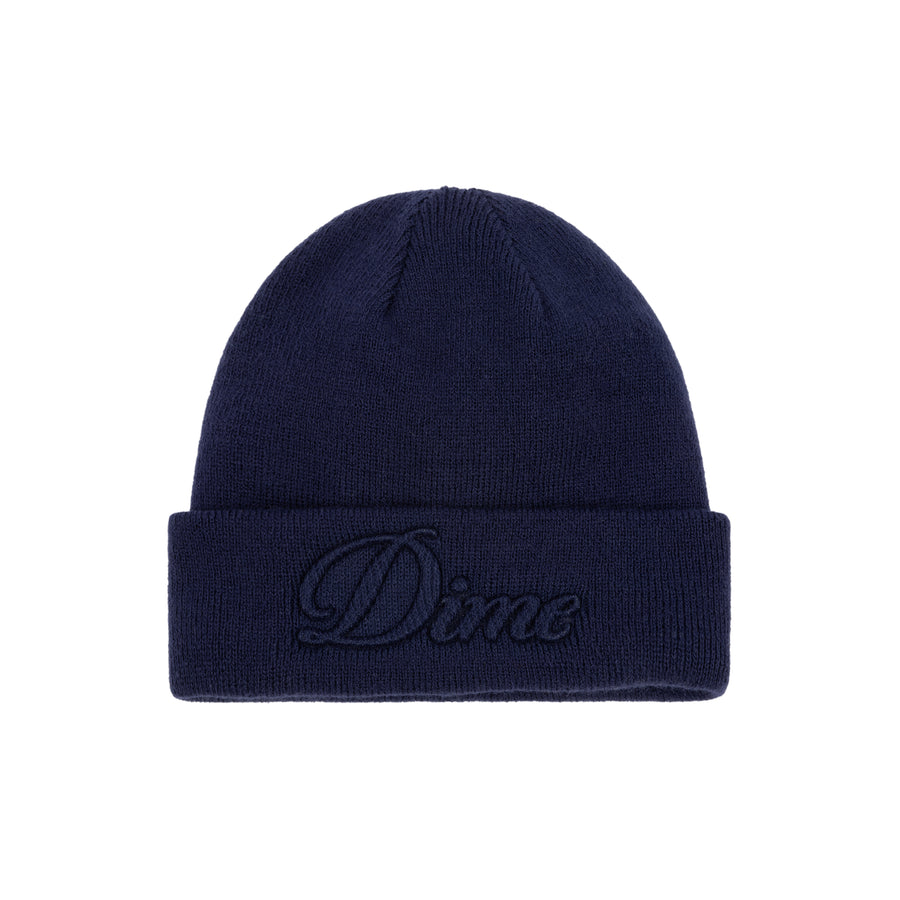 Cursive Fold Beanie