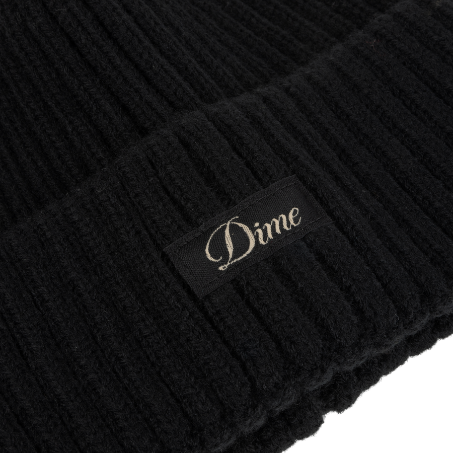 Cursive Rib Beanie