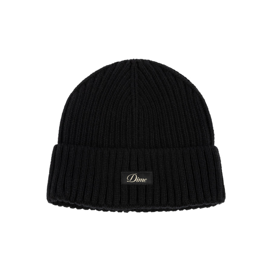 Cursive Rib Beanie