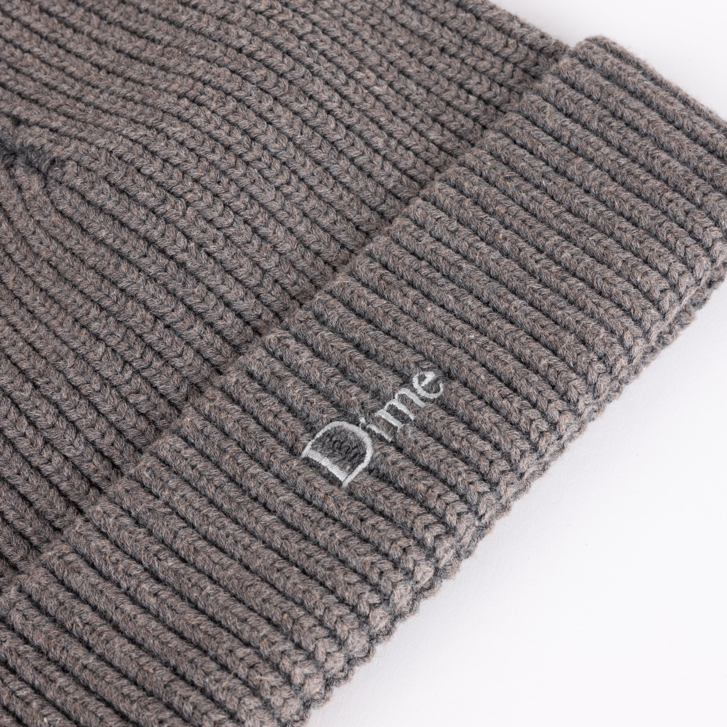 Rib Fold Beanie – Dime