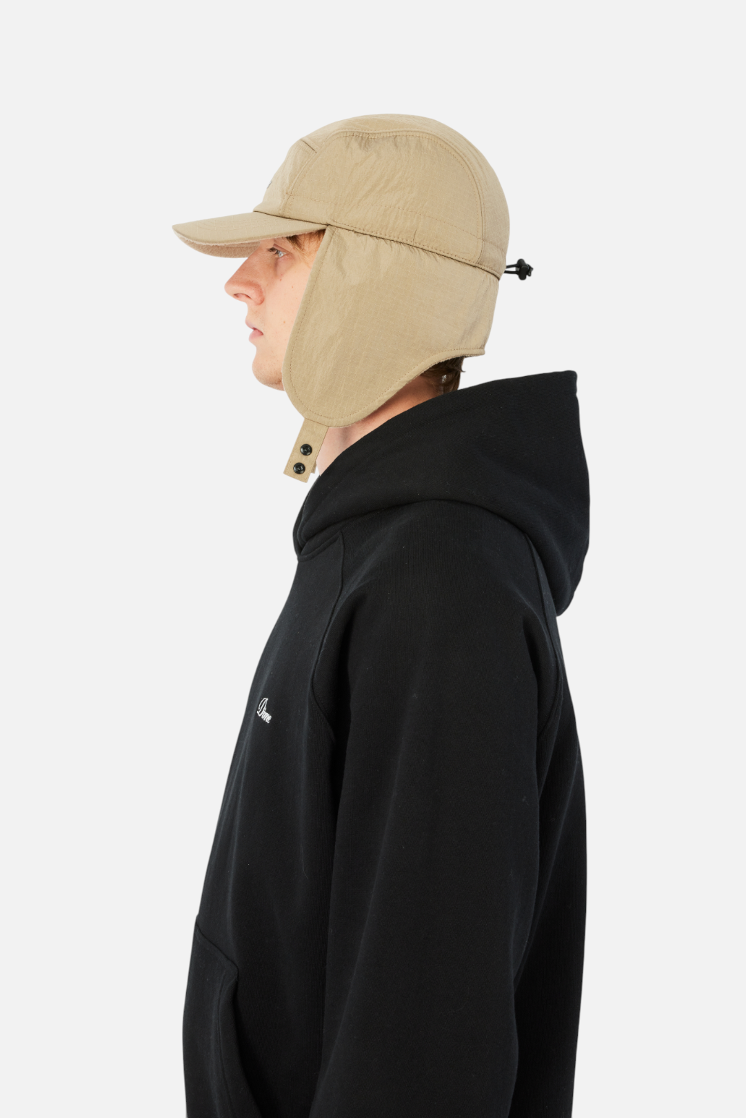 Cursive Earflap Cap