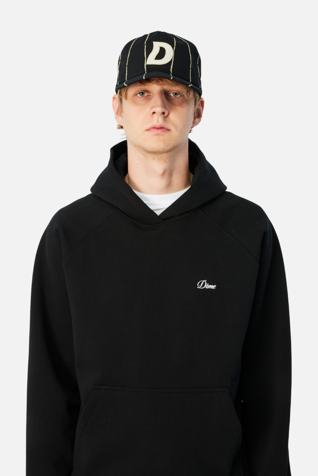 Pinstriped Worker Cap