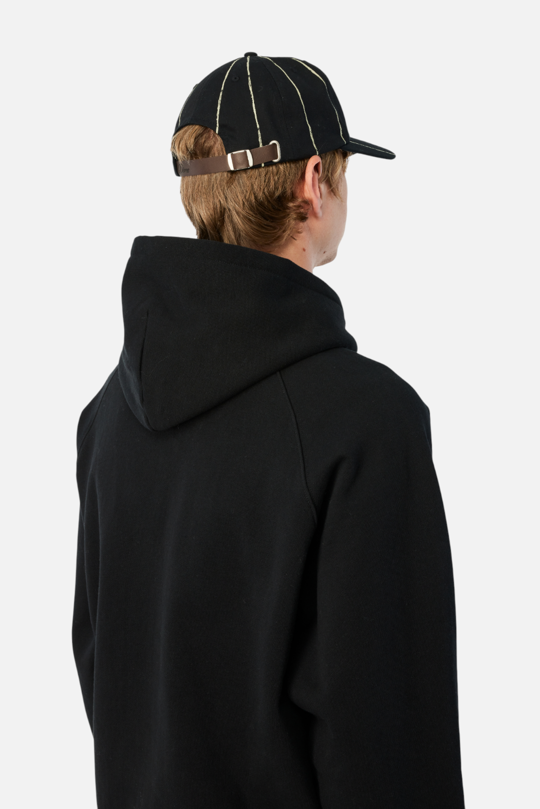 Pinstriped Worker Cap