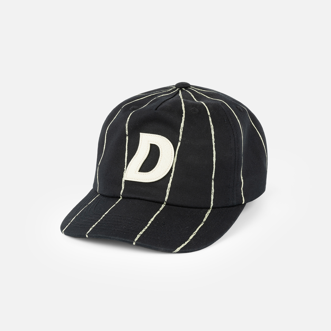 Pinstriped Worker Cap