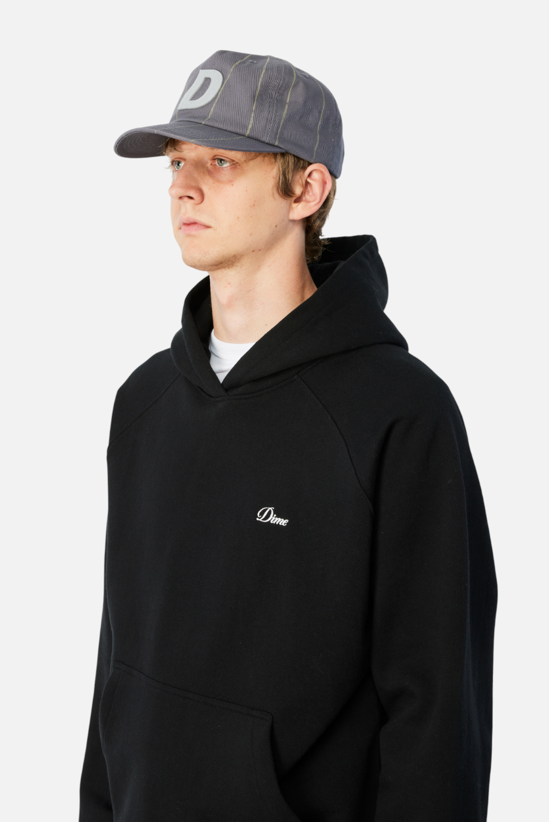 Pinstriped Worker Cap