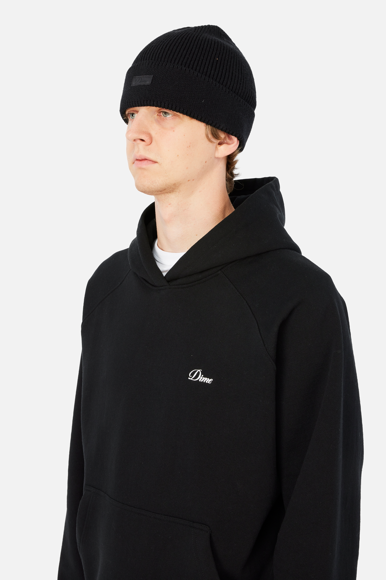 Cursive Rib Beanie