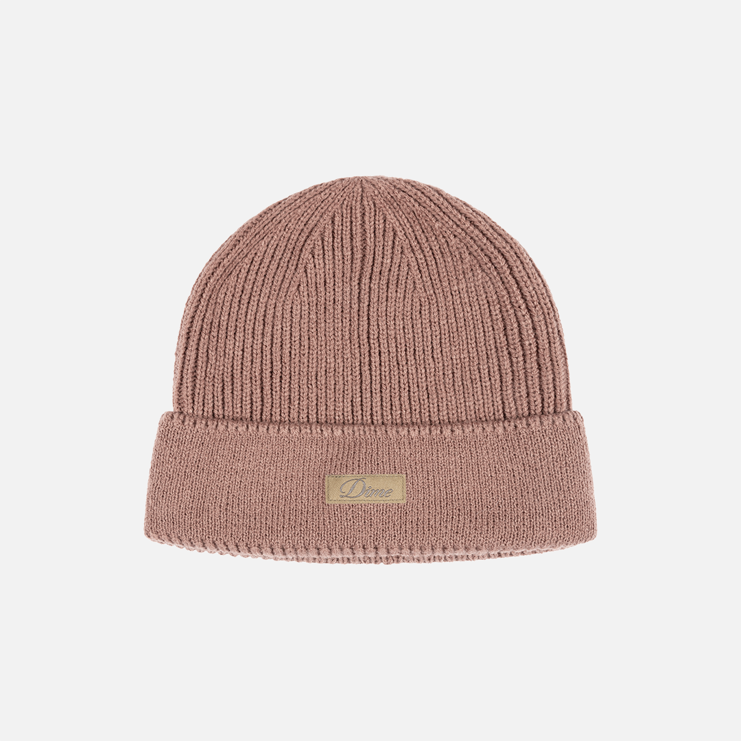 Cursive Rib Beanie