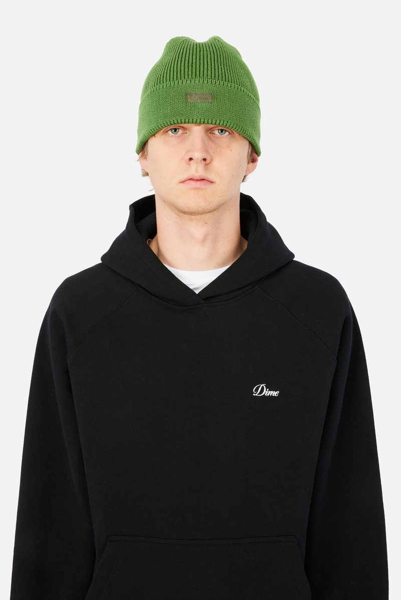 Cursive Rib Beanie – Dime