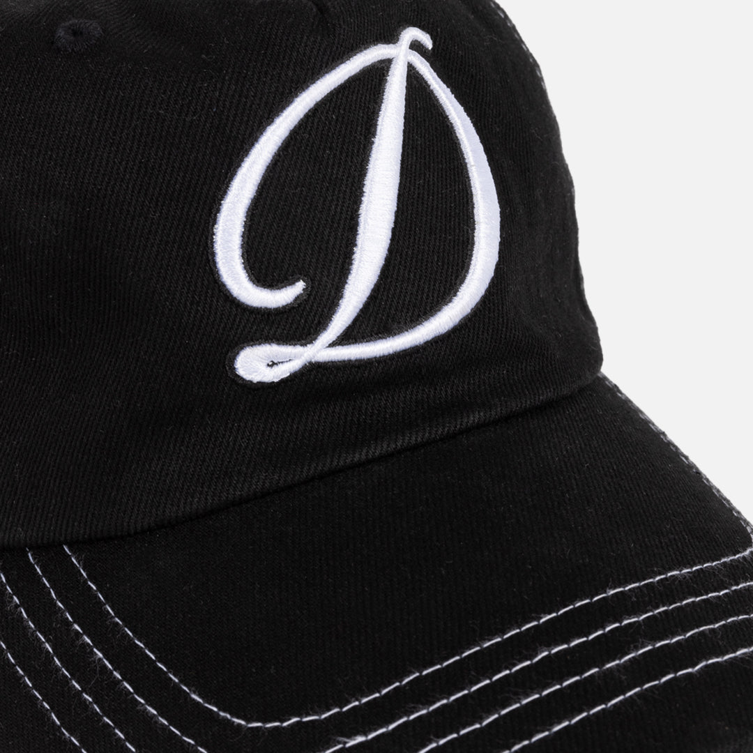 Cursive Denim Worker Cap
