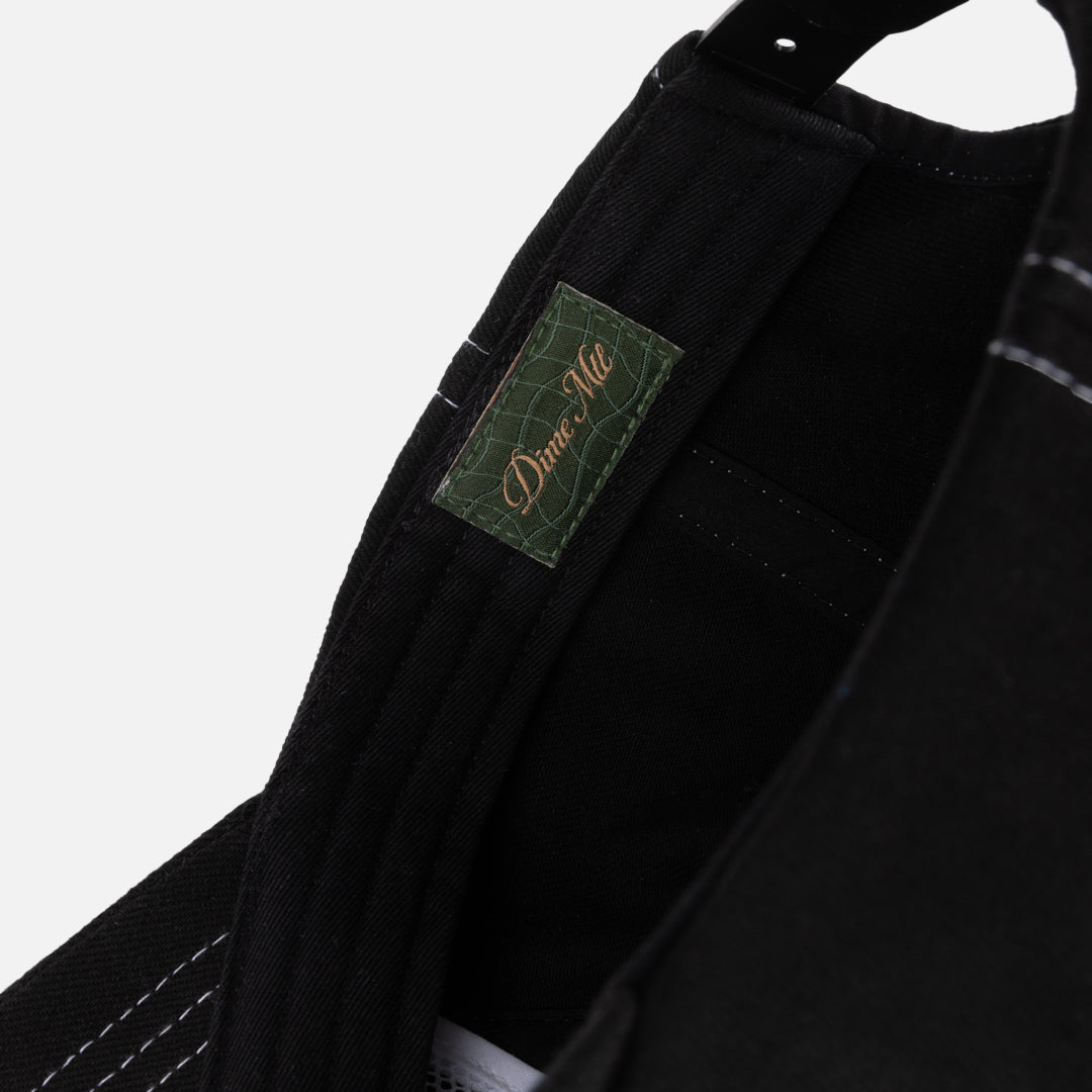 Cursive Denim Worker Cap