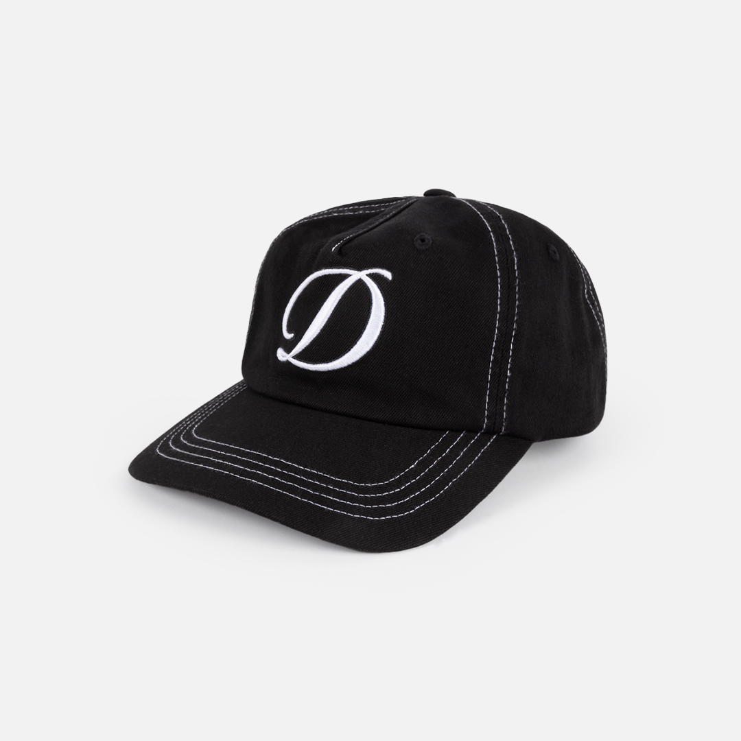 Cursive Denim Worker Cap