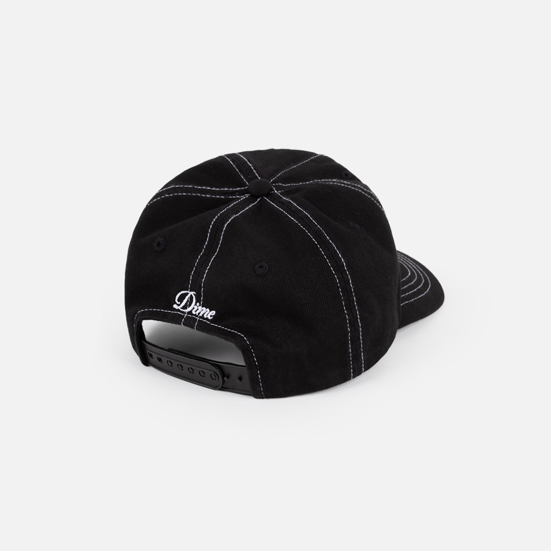 Cursive Denim Worker Cap