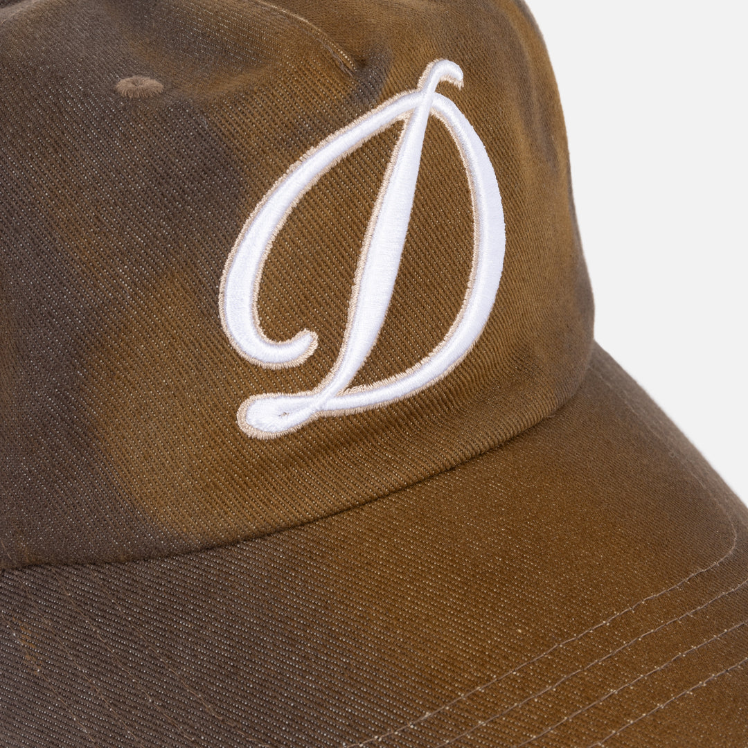 Cursive Denim Worker Cap
