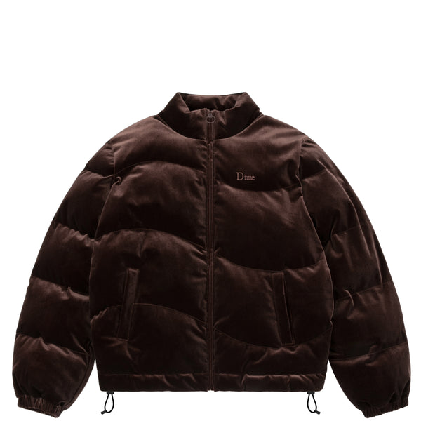 Manteau Velvet Quilted Puffer