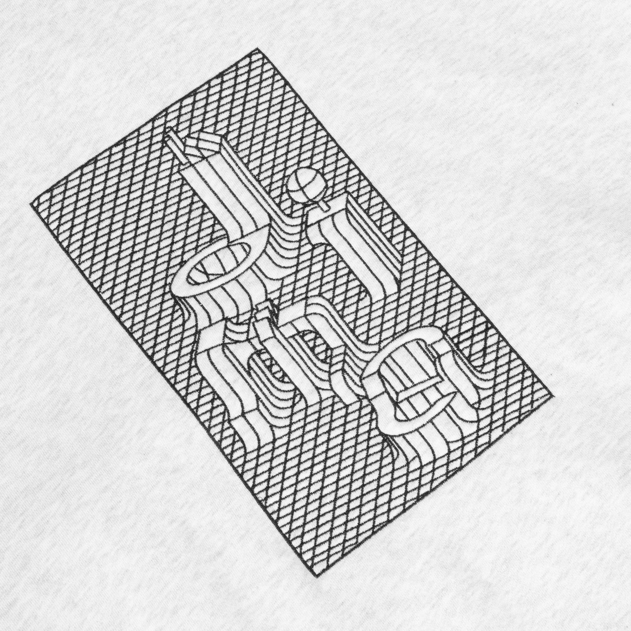Grid Zip Hoodie