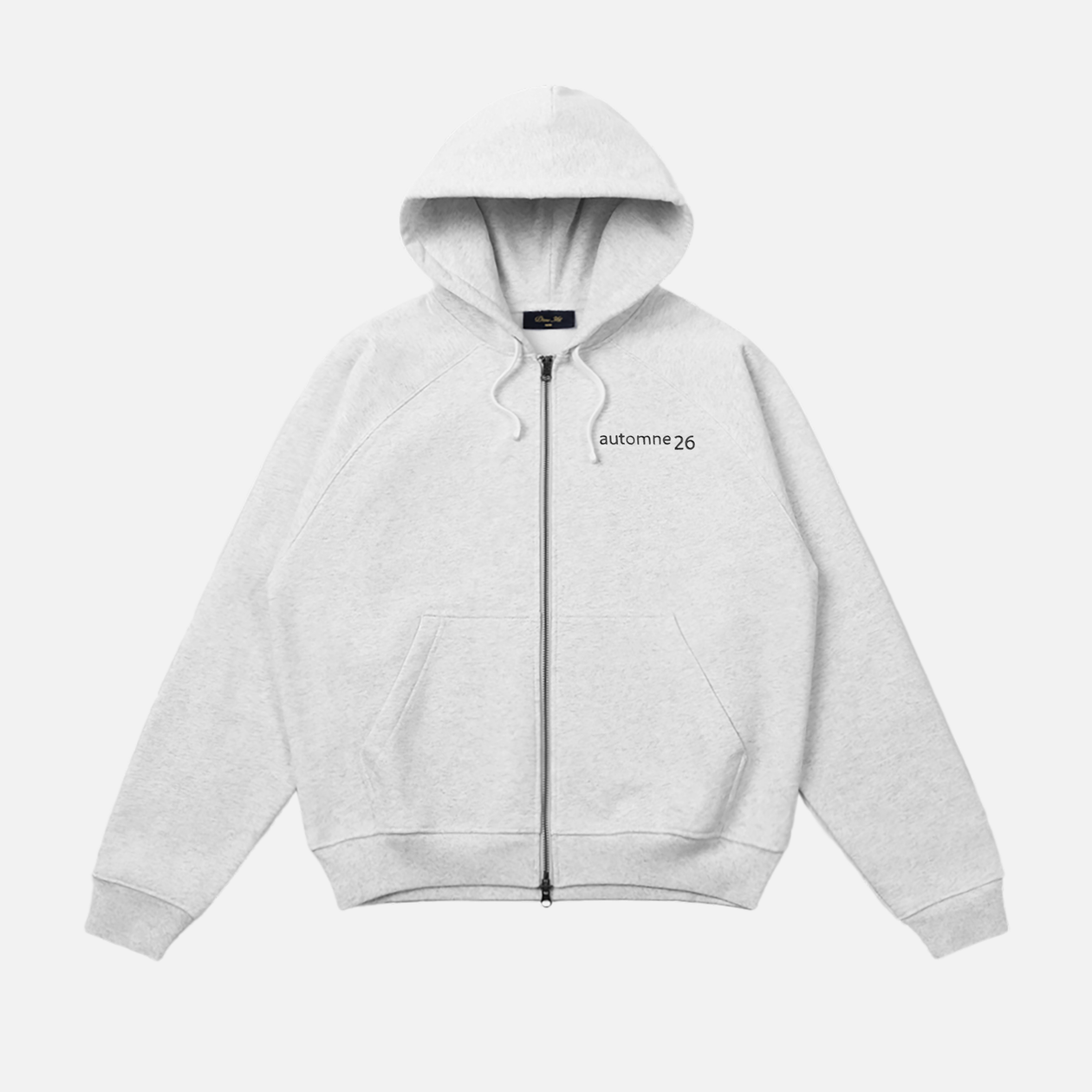 Grid Zip Hoodie
