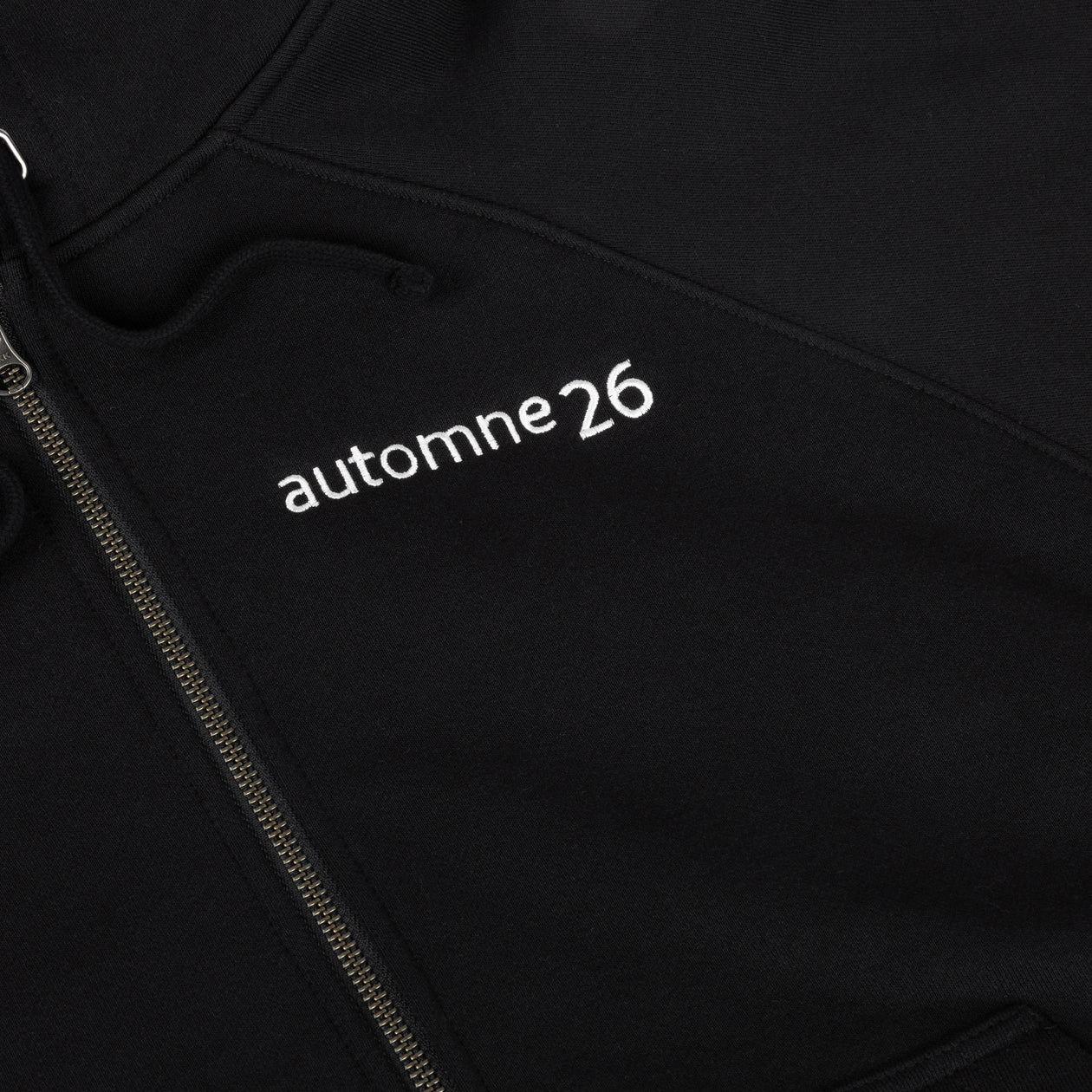 Grid Zip Hoodie