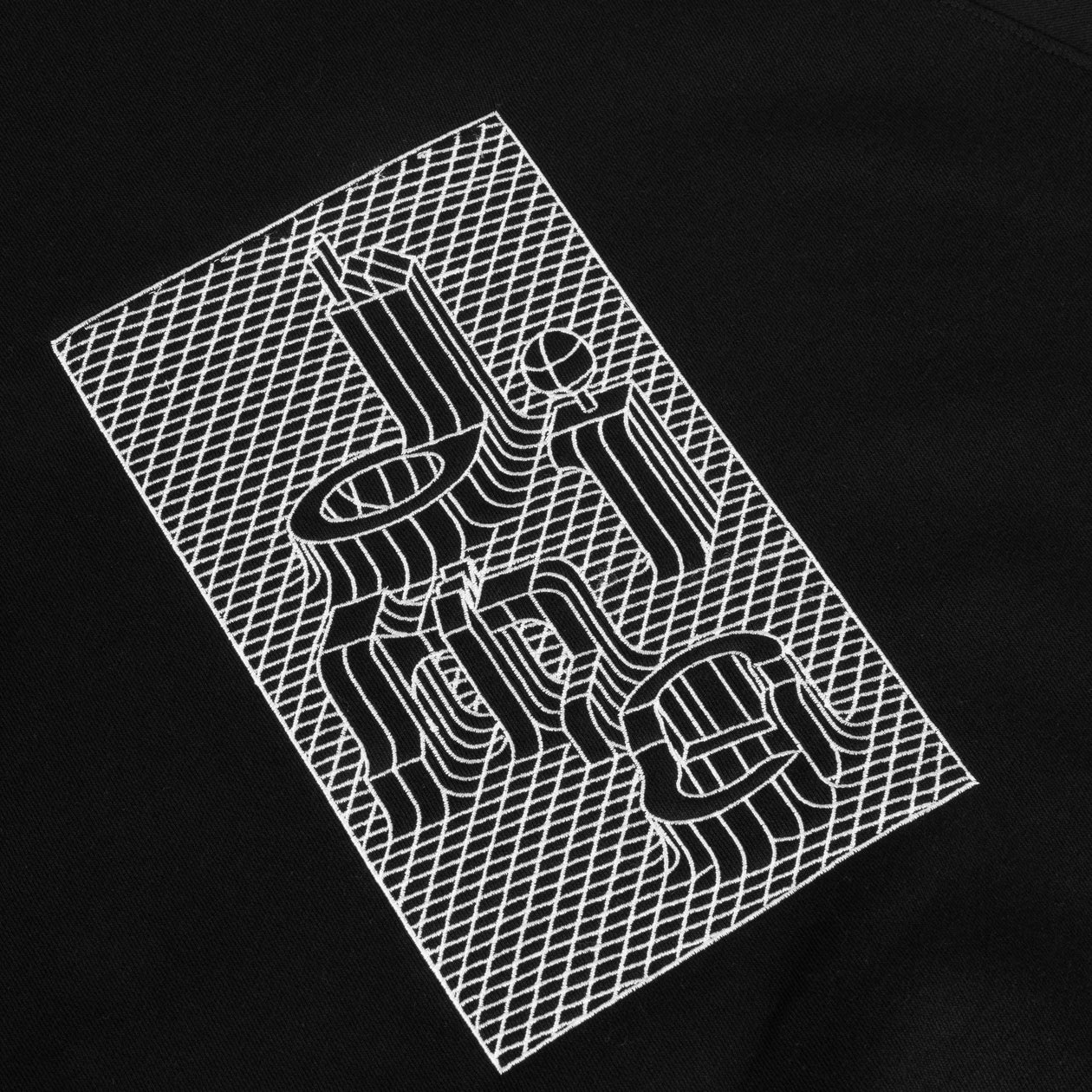 Grid Zip Hoodie