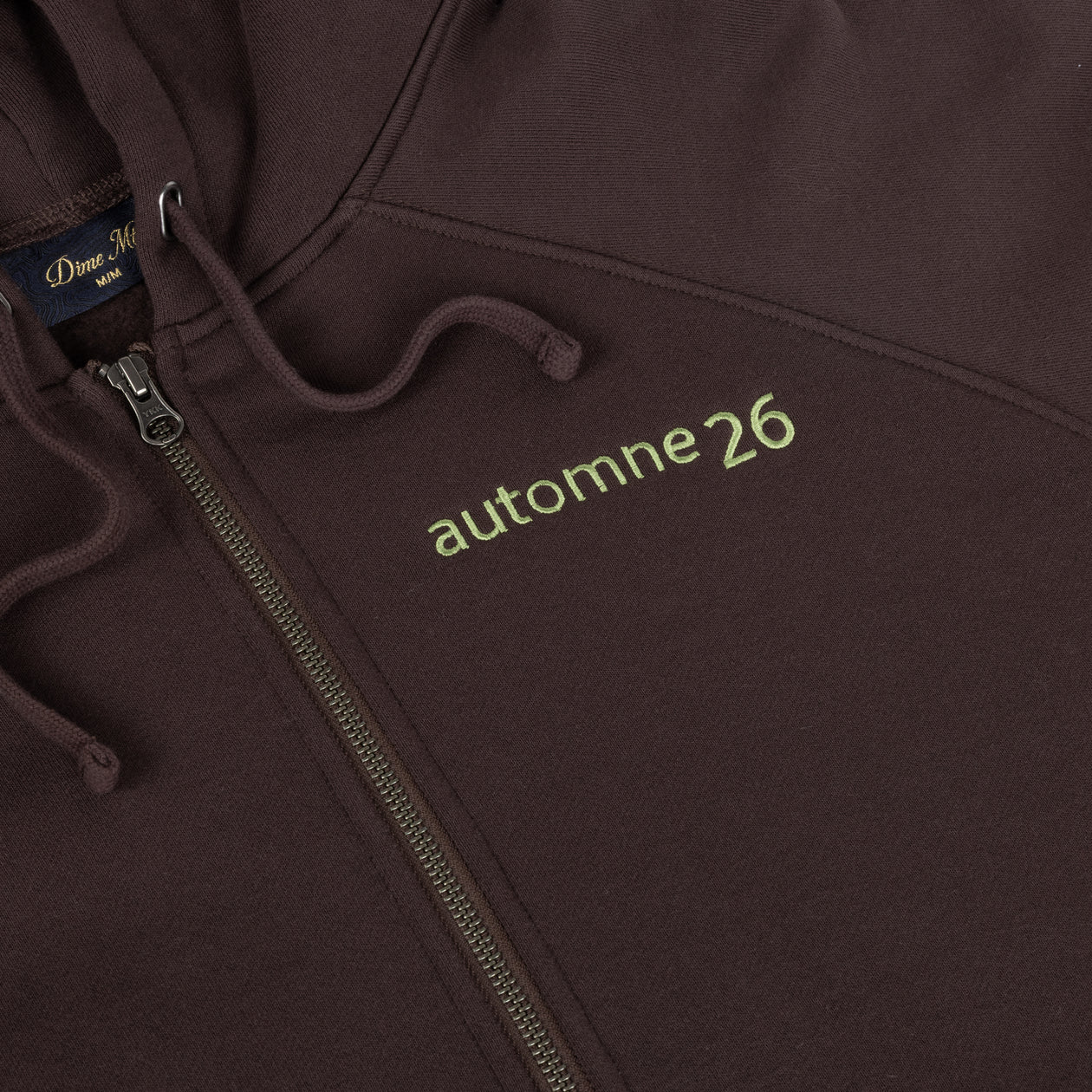 Grid Zip Hoodie