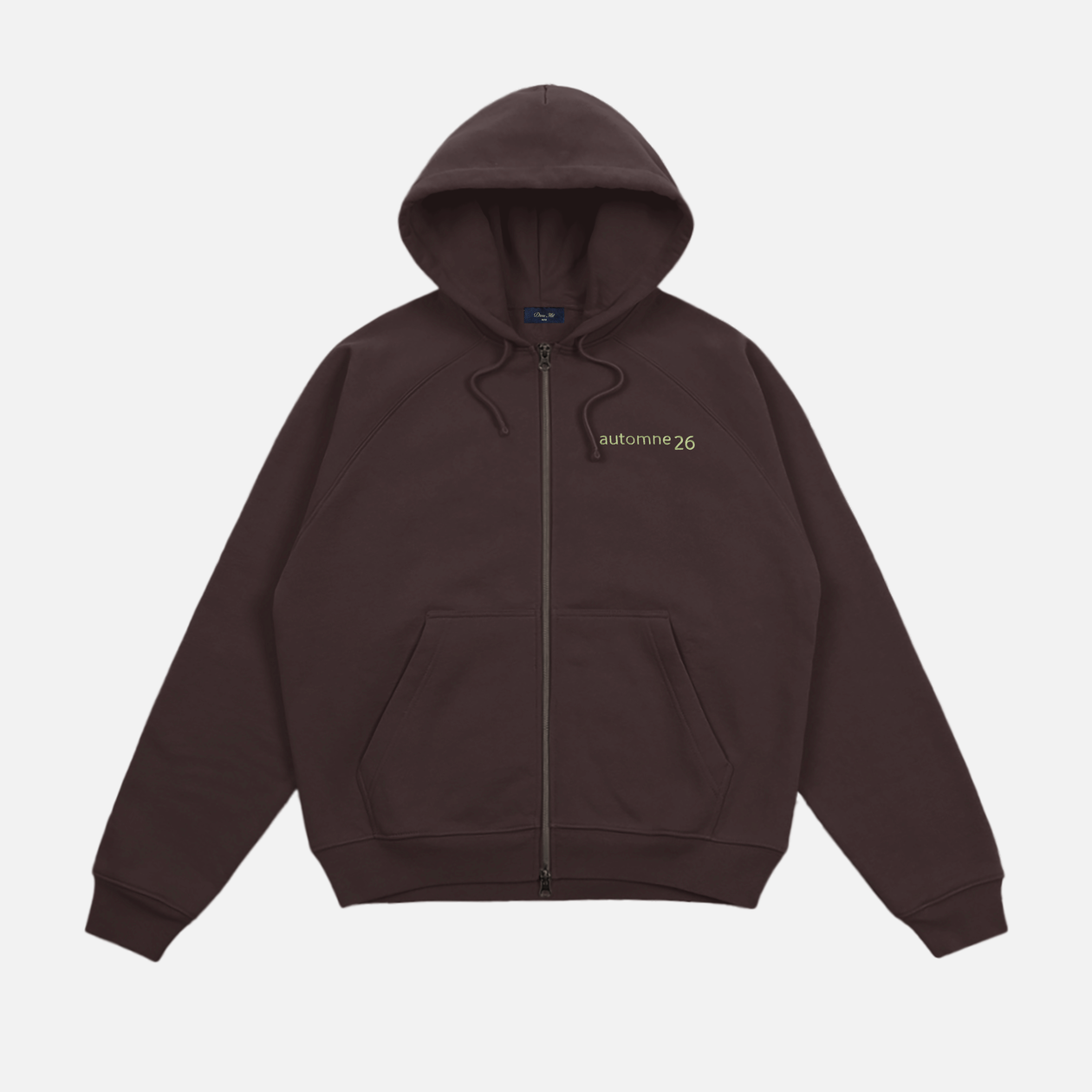 Grid Zip Hoodie