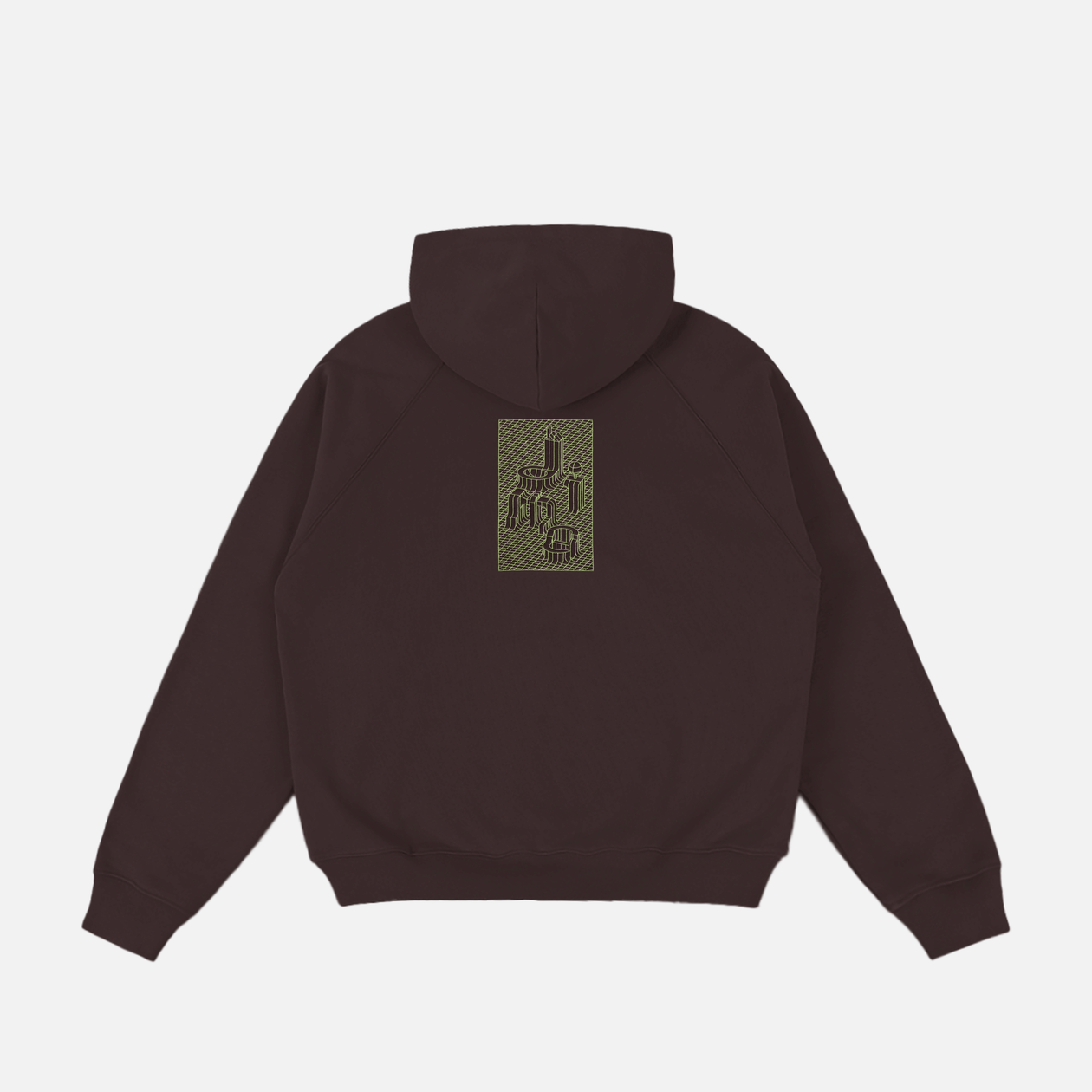 Grid Zip Hoodie