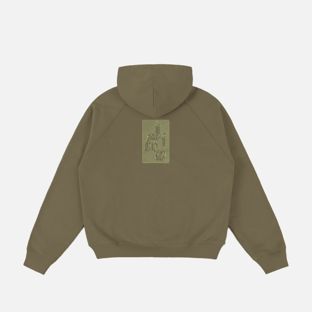 Grid Zip Hoodie