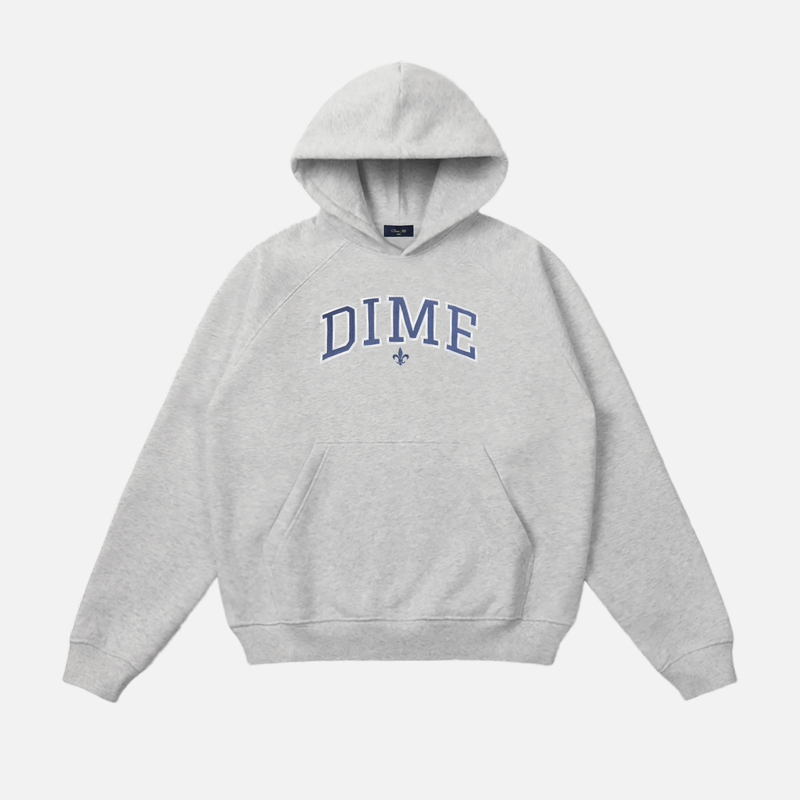 Dime フーディー パーカー グレー Lサイズ バーシティ フーディー – Dime