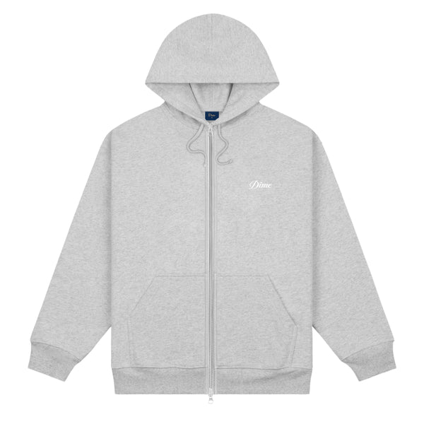 Hoodie Cursive Small Logo Zip