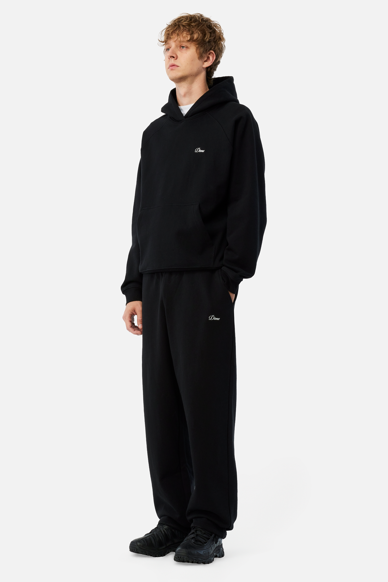 Cursive Small Logo Hoodie