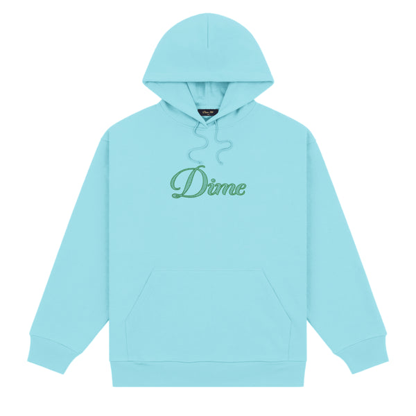 Dime Mtl Classic Small Logo Hoodie Blue Dime