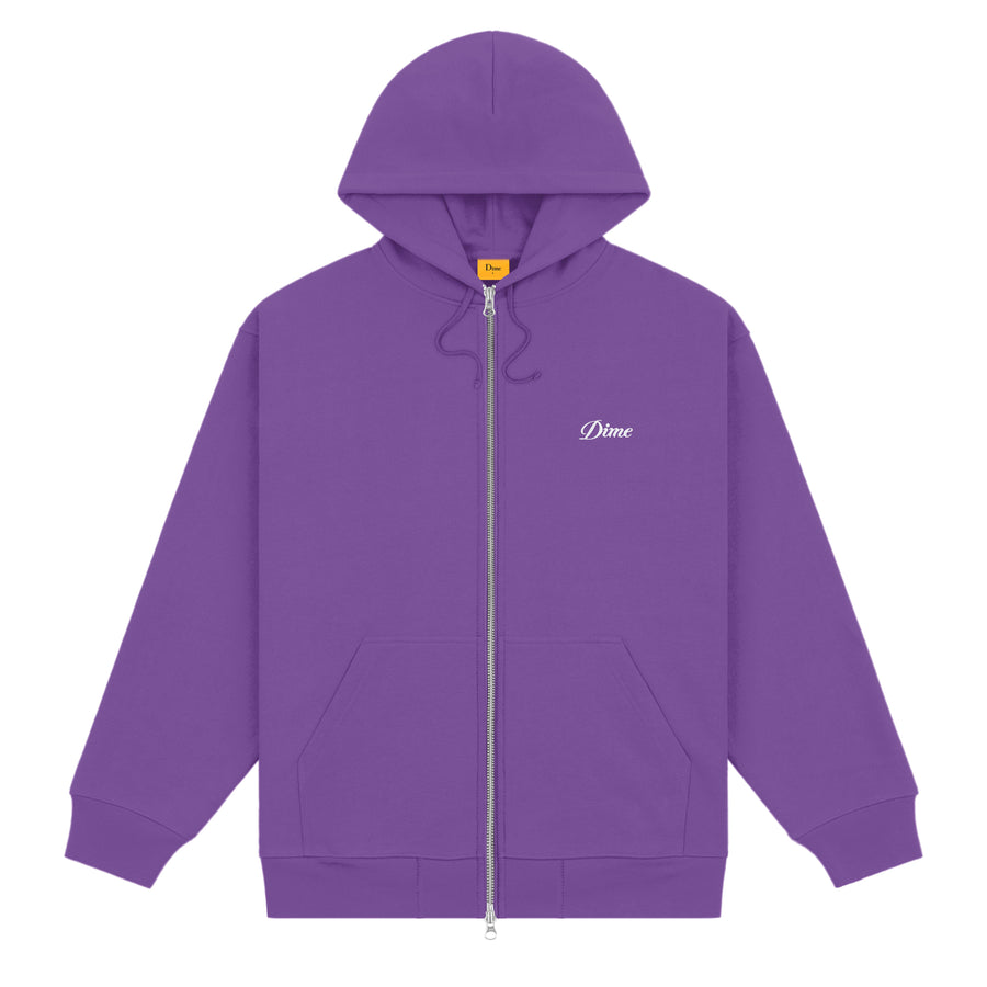 Hoodie Cursive Zip