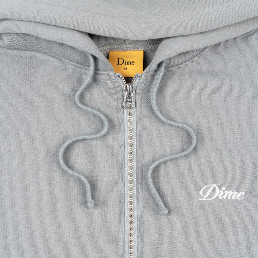 Cursive Zip Hoodie