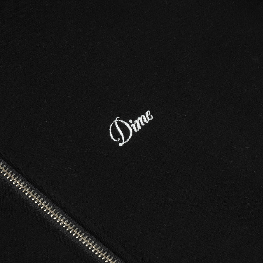 Cursive Small Logo Zip Hoodie