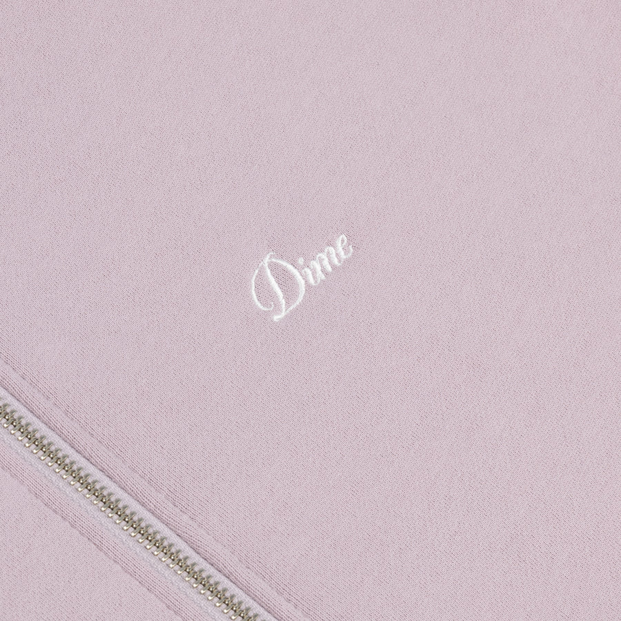 Cursive Small Logo Zip Hoodie