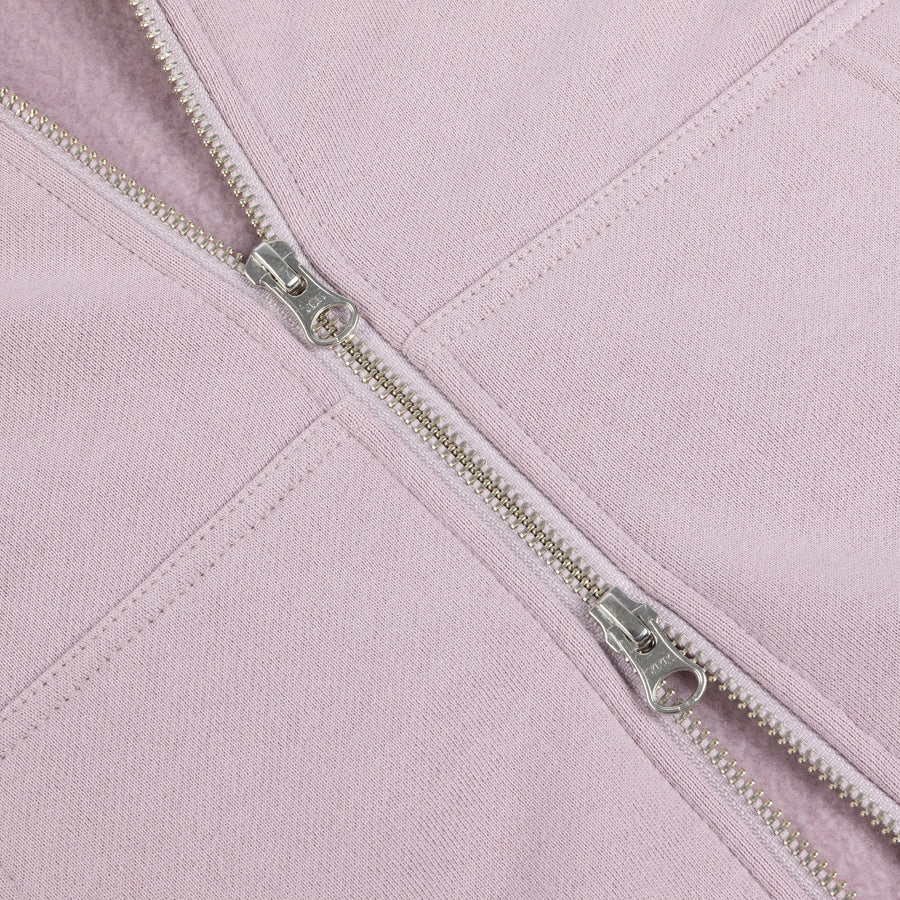 Cursive Small Logo Zip Hoodie
