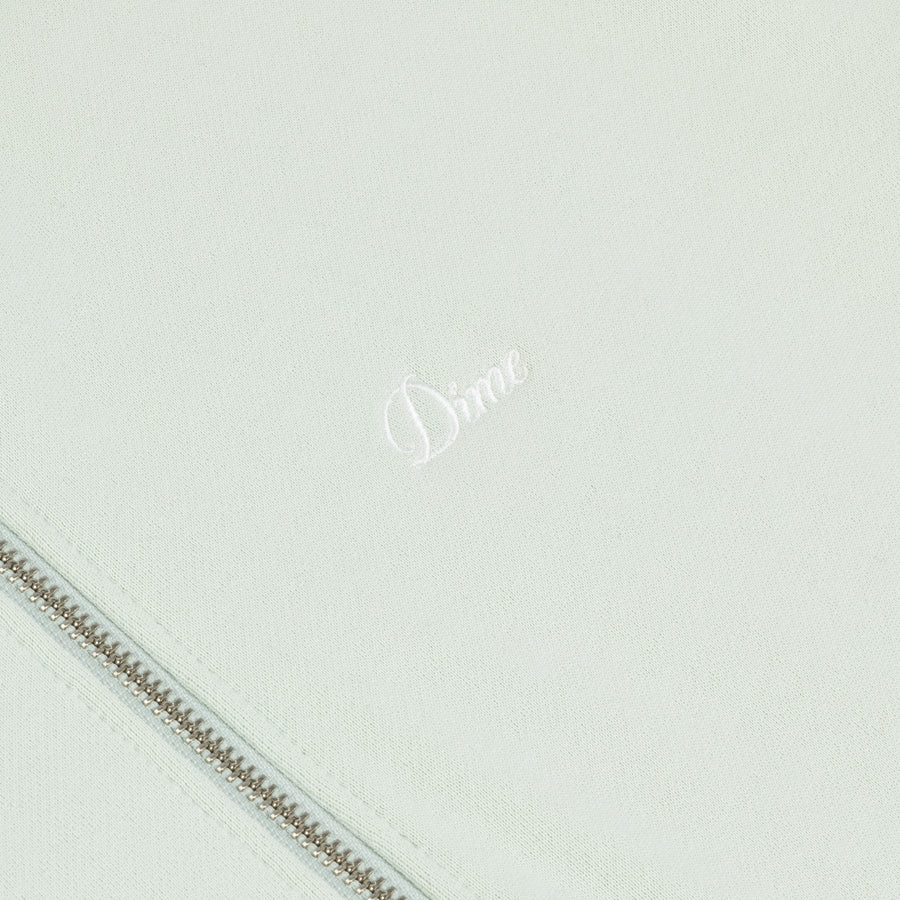 Cursive Small Logo Zip Hoodie