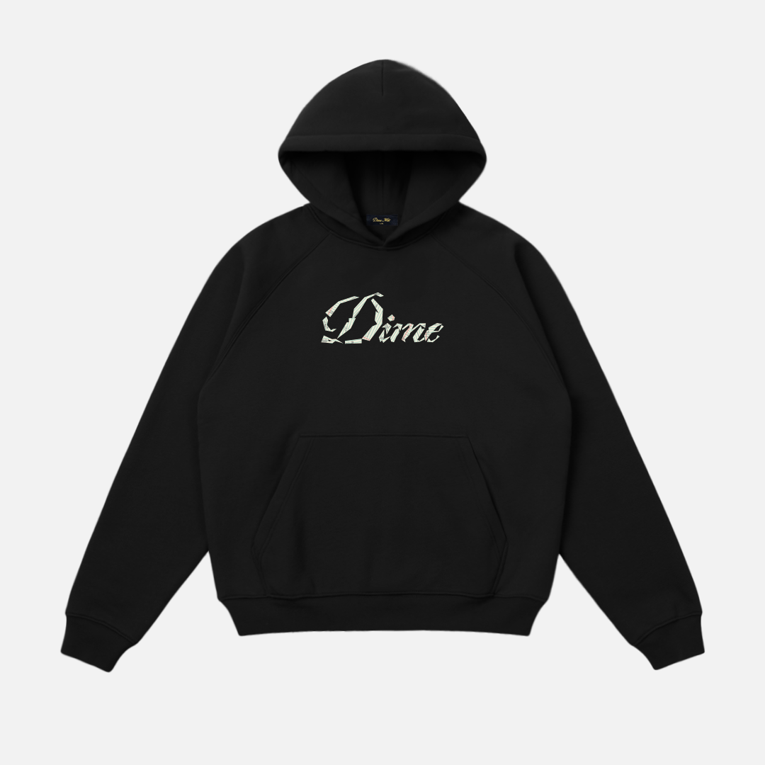 Cursive Paper Cut Hoodie