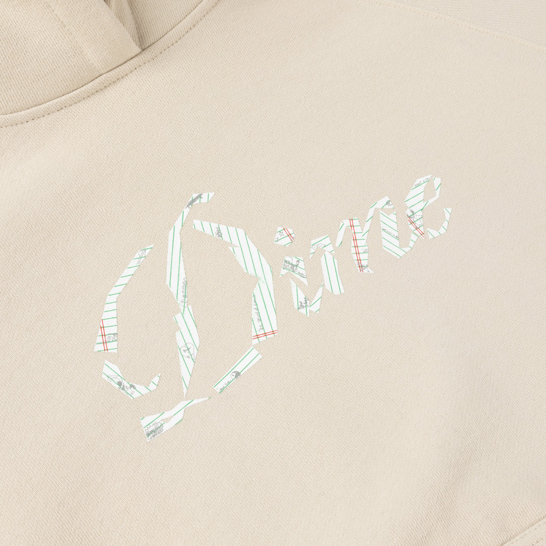 Cursive Paper Cut Hoodie