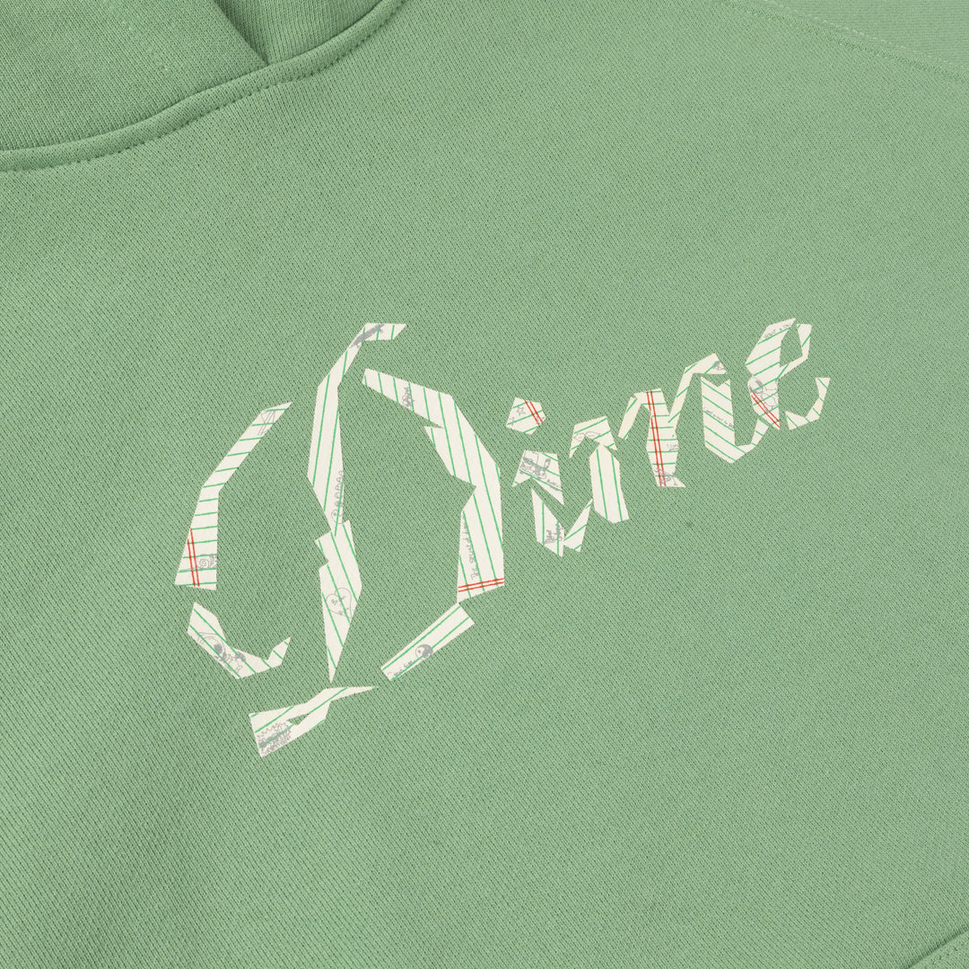 Cursive Paper Cut Hoodie
