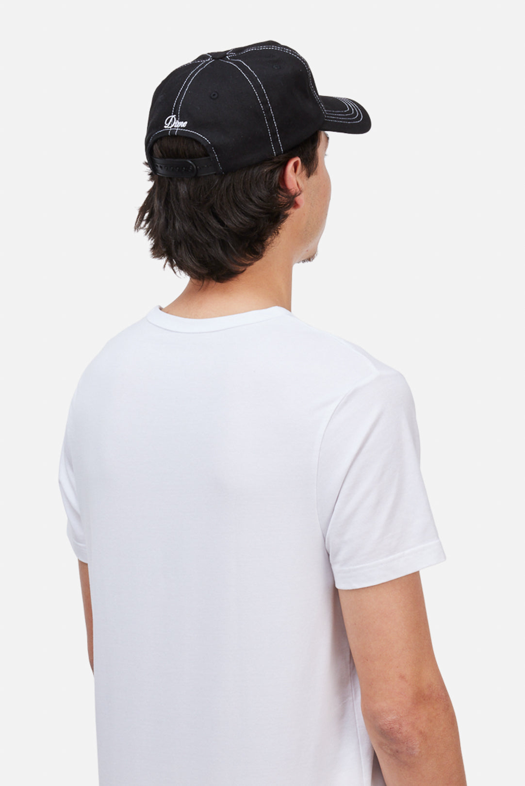 Cursive Denim Worker Cap