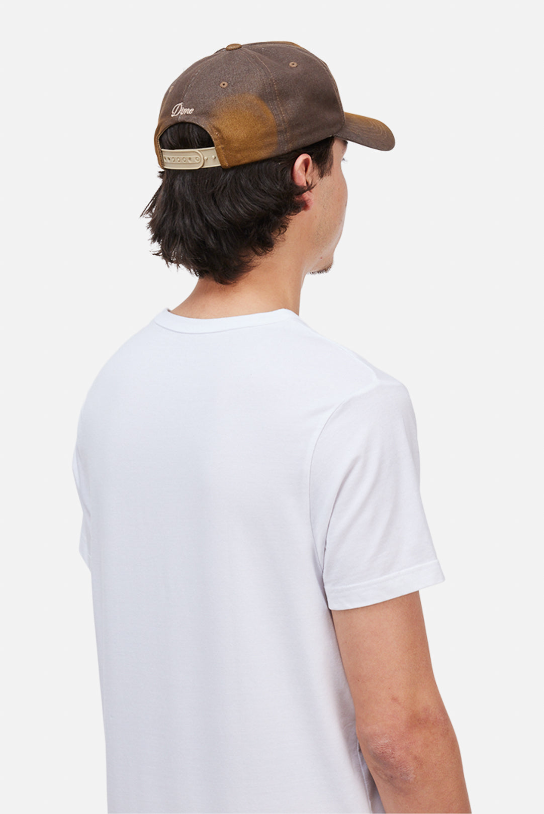Cursive Denim Worker Cap