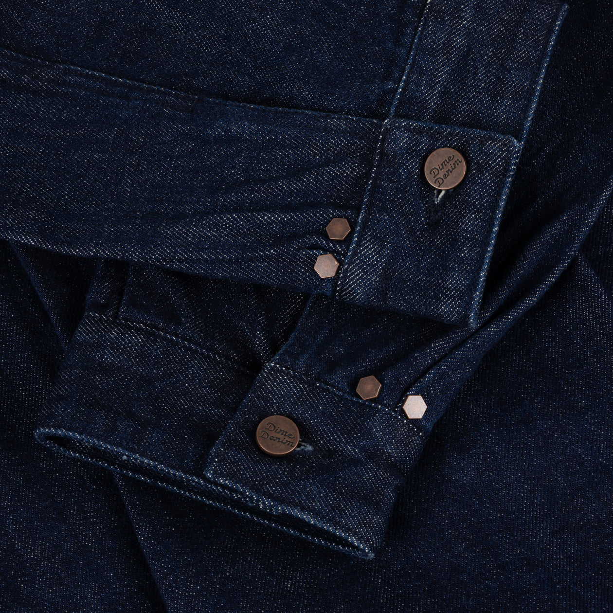 Pleated Denim Jacket