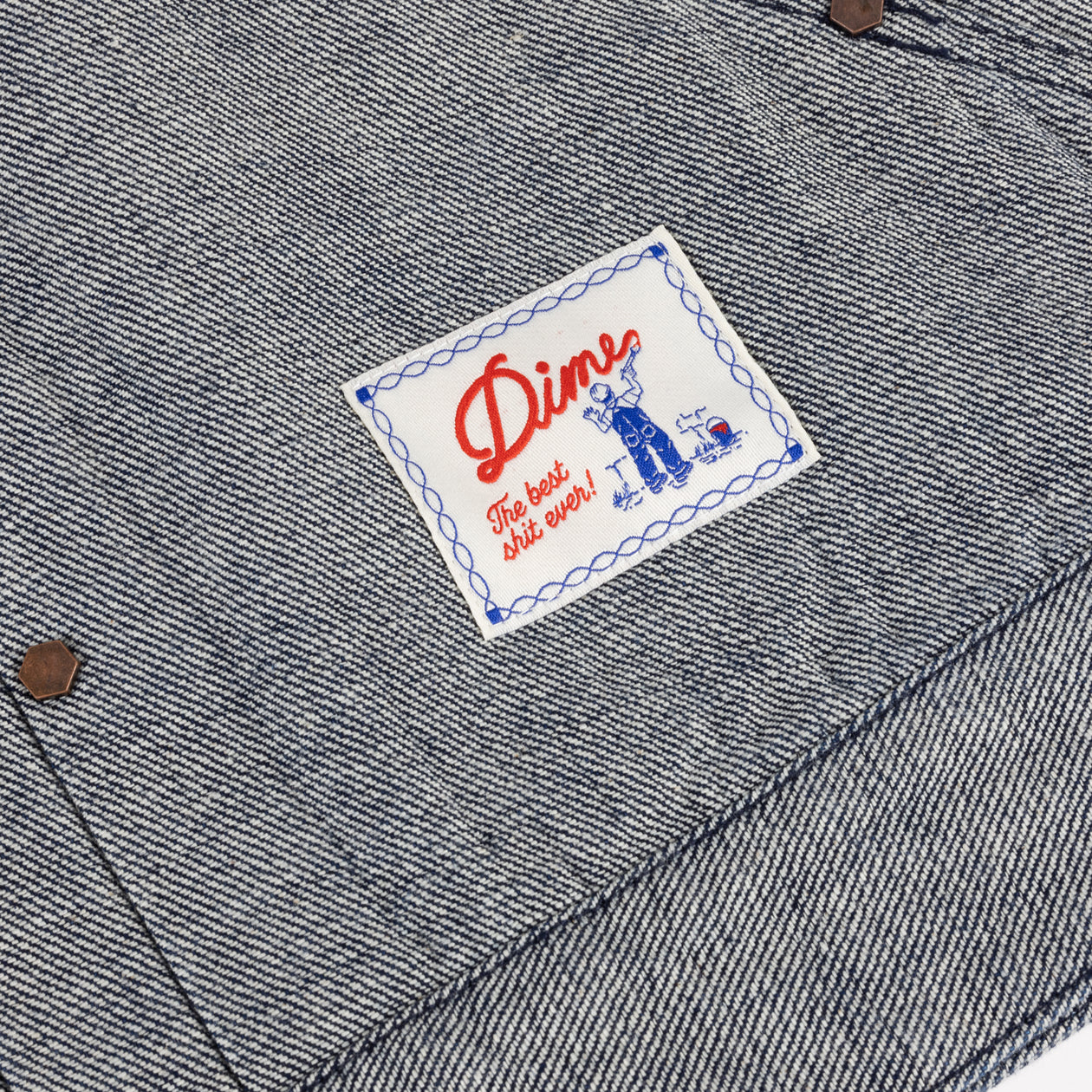 Pleated Denim Jacket