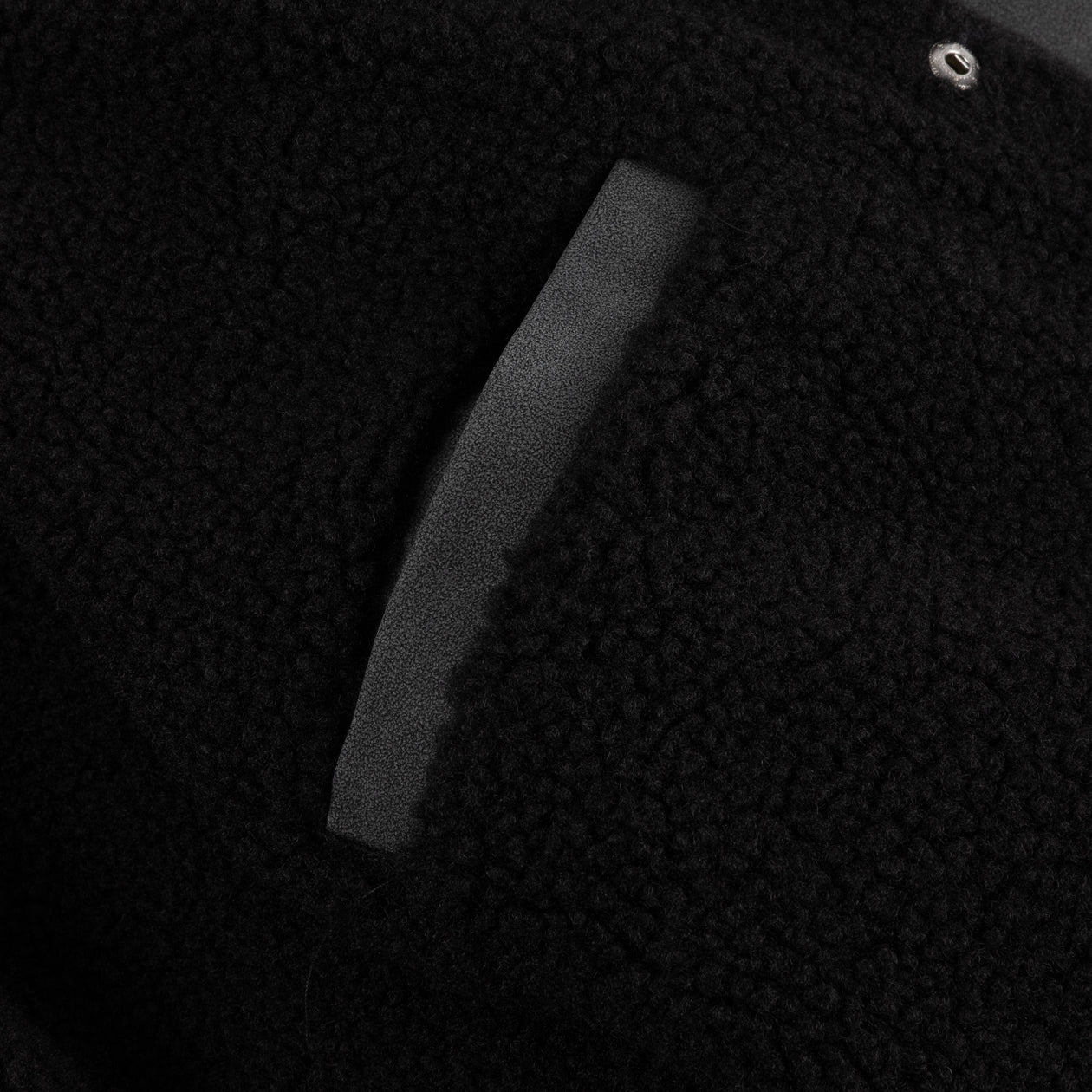 Faux Suede Varsity Jacket