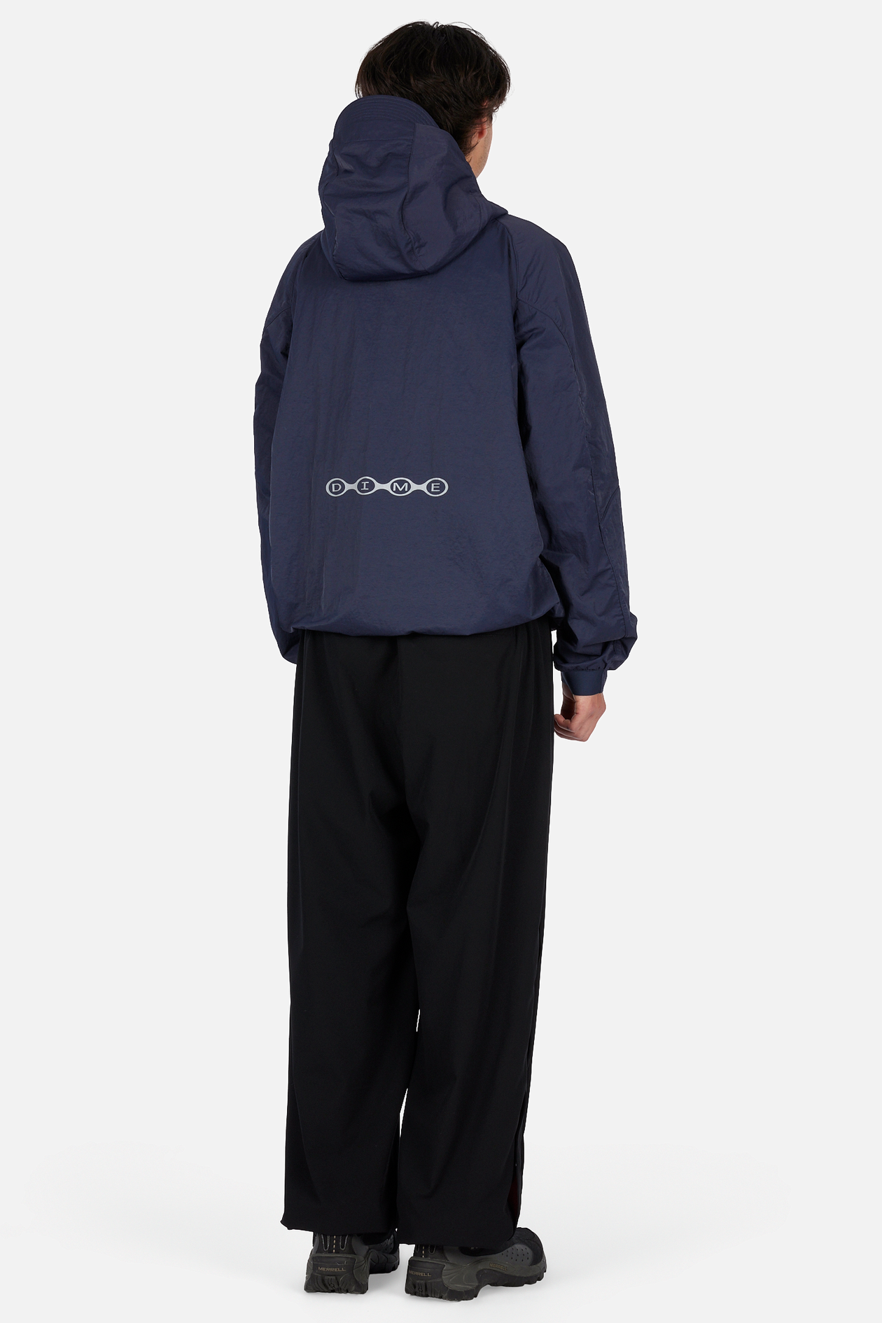 Crinkled Tech Windbreaker
